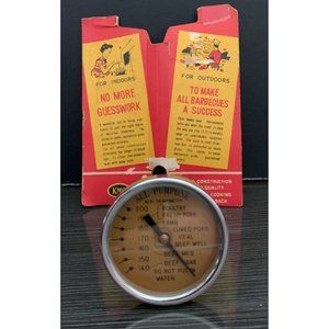 Vintage KMC All Purpose Meat Thermometer-5" Long 140 -200 Degrees